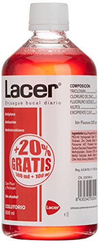 Lácer Colutorio 500 ml (Recondicionado Como Novo) Lacer - Cuidados com a higiene oral - 500 ml, colutorio, recondicionado