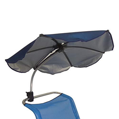 Guarda-Sol para Cadeira de Jardim Outsunny | 60 x 70 cm - Preto Pincho - Capas para móveis de exterior - tecido de poliéster, 60 x 70 cm, fixação em cima, kit de instalação