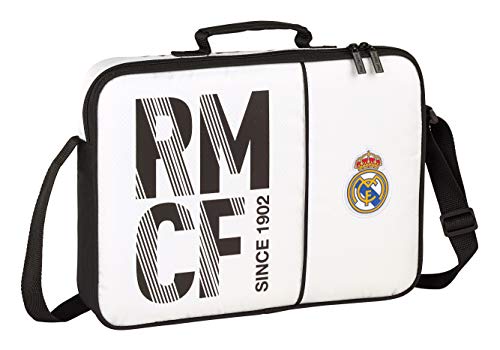 Mala para Portátil Real Madrid C.F. Bolsa Maletin 38 Cm Real Madrid - Acessórios de computador - Real Madrid, portátil, 38cm