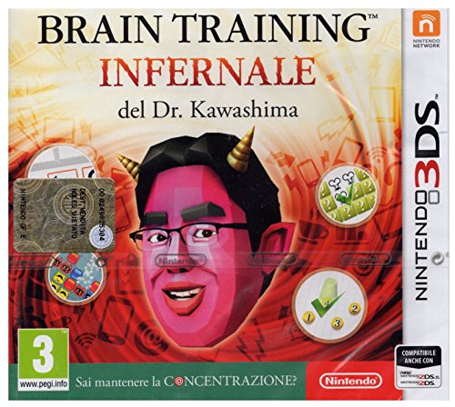 Jogo Nintendo 3DS Brain Training Infernal Del Dr. Kawashima (ES) Nintendo - Dvds de filmes e programas de televisão - jogo, nintendo 3ds, brain training, infernal del dr. kawashima, exercícios, minijogos