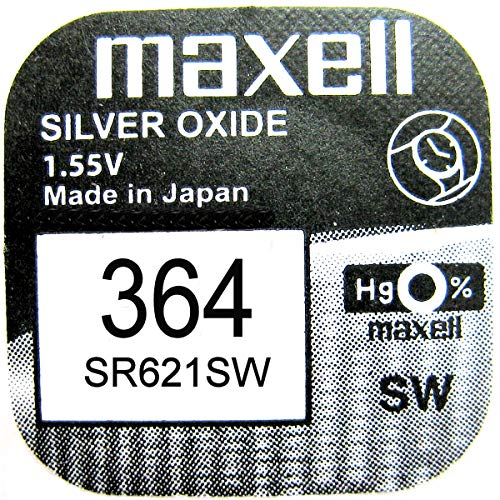 Pilha Recarregável MAXELL SR621SW (1.55 V) Maxell - Baterias de uso geral - ni-cd, recarregável, 120 mAh, 1.55 V
