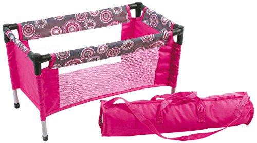 Cama de Boneca BAYER Chic (Idade Mínima Recomendada: 3 anos) Bayer Chic 2000 - Acessórios para bonecas e figuras de ação - rosa, branco, plegável, 3 anos