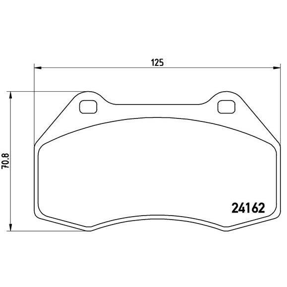 Conjunto de pastilhas para travão BREMBO P68036 BREMBO - Sistema de freios de veículos motorizados - pastilhas, freno, travão