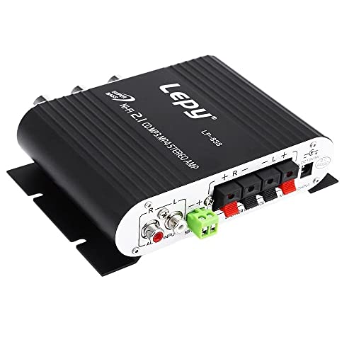 Amplificador Auto FASIZI LP-838 (Preto - 20 W) Fasizi - Áudio - preto, 20 w, auto