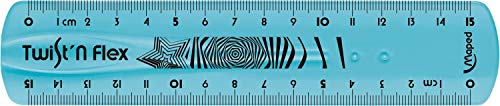 Régua MAPED Twist & Flex (15 cm) Multicolorido Maped - Réguas - flexível, dobrável, 15 cm, multicolorido