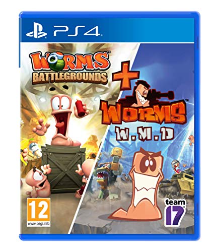 Jogo PS4 Worms Battlegrounds + Worms WMD (M18) SOLD-OUT - Software de jogos de vídeo - jogo ps4, worms battlegrounds, worms wmd, m18