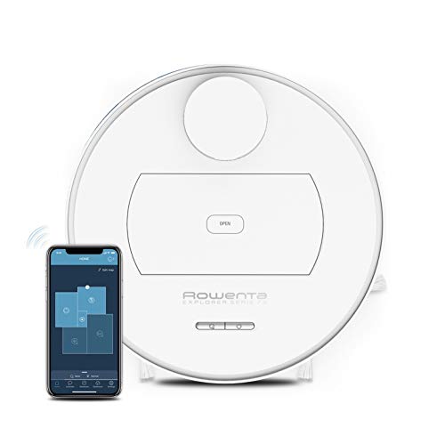 Aspirador Robô ROWENTA X-Plorer RR7647WH (Autonomia 225 min) Rowenta - Aspiradores - autonomia 225 min, filtro hepa, modo intensivo, sem fio