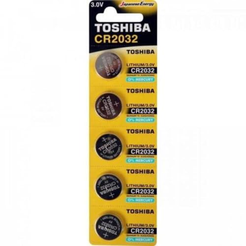 Pilha Não Recarregável TOSHIBA CR2032 Toshiba - Baterias - ião-lítio, cr2032, 220 mAh, 3 V