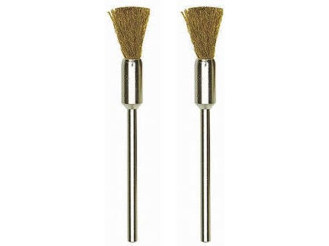 Conjunto de 2 Escovas para Mini Furadeira DREMEL PROXXON - Acessórios para ferramentas - escovas, mini furadeira, dremel, metálica