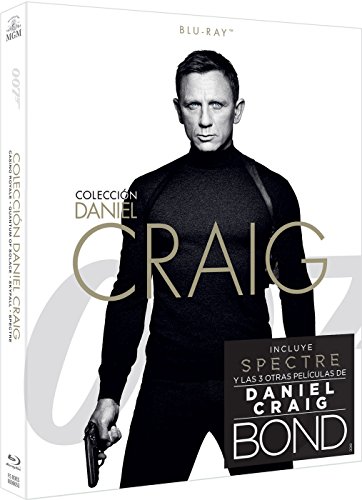 Blu-Ray Pack Bond: Daniel Craig (Edição em Espanhol) MGM - Dvds e vídeos - blu-ray, pack bond, daniel craig, casino royale, quantum of solace, skyfall, spectre
