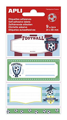 Etiqueta Autocolante APLI Futebol (9 unidades) APLI - Livros - autocolantes, futebol, etiquetas
