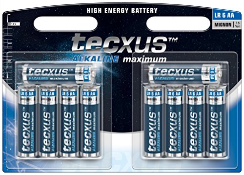 Pilha Recarregável TEXUS LR6 10-BL Single-Use Battery Tecxus - Baterias de uso geral - recarregável, lr6, 10-ba, bateria