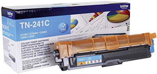 Tóner BROTHER TN241C Ciano (1TNN0214C) Brother - Cartuchos de toner e jato de tinta - ciano, brother, TN241C