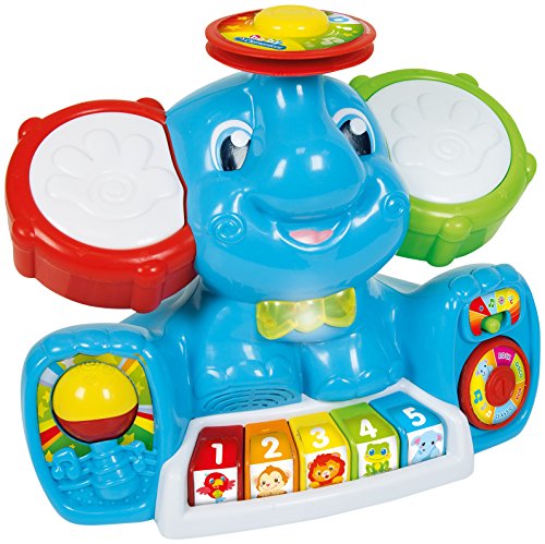 Boneca CLEMENTONI The Talking Elephant (Idade Mínima Recomendada: 3 anos) Baby Clementoni - Brinquedos - fala, sons divertidos, microfone, italiano, inglês
