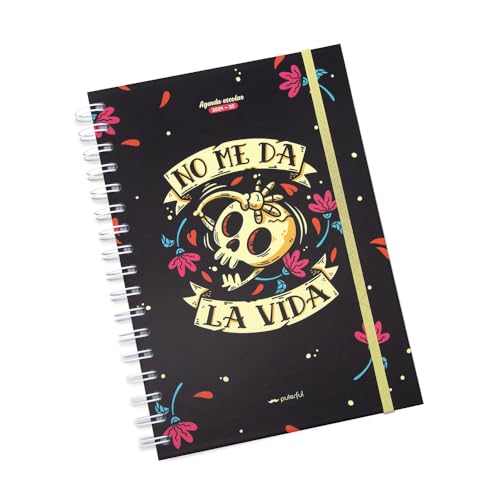 Agenda Escolar PUTERFUL 24/25 No Me Da La Vida (A5 - 12 Meses - 2024/2025) Puterful - Papel de impressora e copiadora - agenda escolar, vertical, esquema, desenhos, endereços, bolsa interna