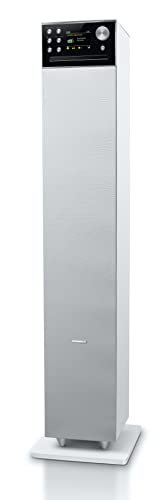 Muse M-1380 Dbtw Coluna Portátil Branco Muse - Alto-falantes - bluetooth, 2.1 canais, 60 W, rádio