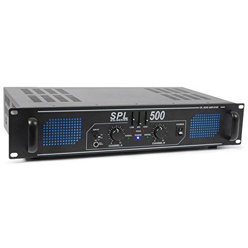 Amplificador SKYTEC SPL500 (2 Canais - 250 W) Skytec - Amplificadores de áudio - 2 canais, 250 w