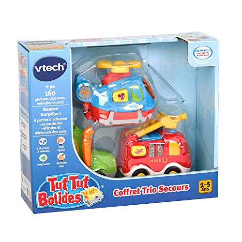 Brinquedo sobre Rodas VTech Tut Tut Bolides (3 anos) VTech - Carrinhos de brinquedo - condução, francês, carros, sons divertidos