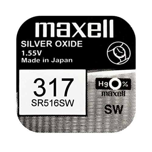 Pilha Recarregável MAXELL 317 SR516SW (1.5 V) Maxell - Baterias de uso geral - 1.5 V, nimh, 150 mAh, sr516sw