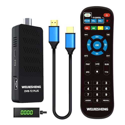 Descodificador TDT HD 2024 (Reino Unido) WEIJIESHENG - Conversores de tv - tdt hd, reino unido