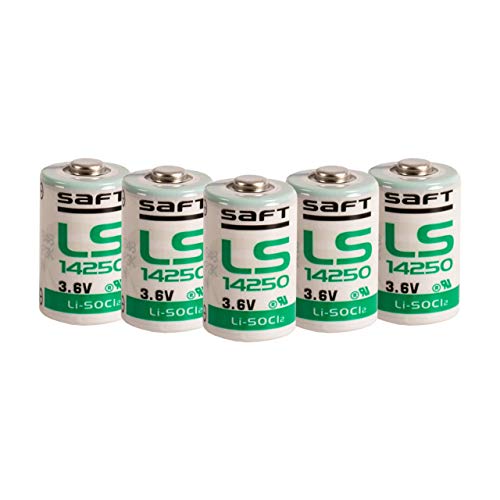 Pilha Recarregável SAFT Pack of 5 Batteries Saft - Baterias - pilha recarregável, saft, bateria ião-lítio, caixa branco