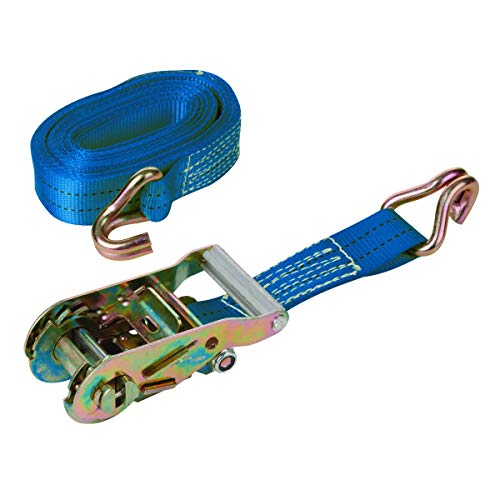 Silverline 785253 cabo e corrente Preto Silverline - Correias de amarração - nylon, resistente à intempéries, tensão rápida, gancho duplo