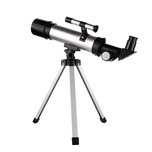 Telescópio MONITORIUS HD-60X (Refractores) YNIEIAA - Telescópios - refractor, 18x-27x-60x, prateleira de alumínio, oculares 6mm, espejo Zenith