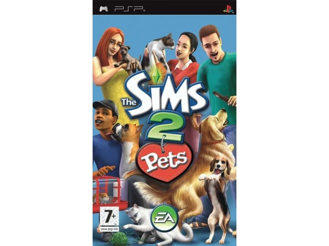 Jogo Eletrónico EA GAMES The Sims 2 Pets (PSP) Electronic Arts - Software de jogos de vídeo - animais, cães, gatos, 14 raças
