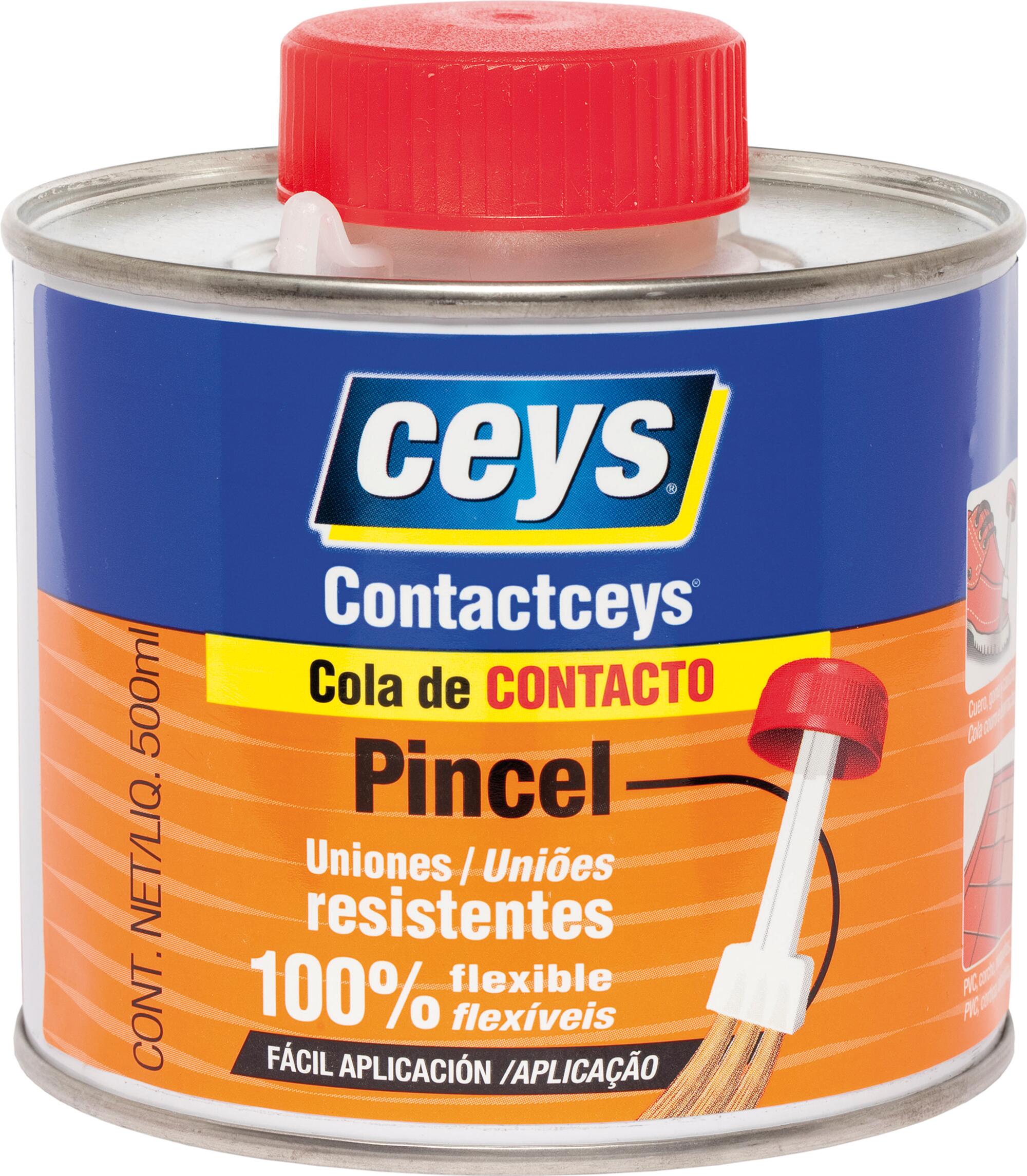 Pincel de Maquilhagem CEYS Contacceys Pincel 500 ceys - Revestimentos protetores e selantes - neopreno, polivalente, encolhimento, 24 horas