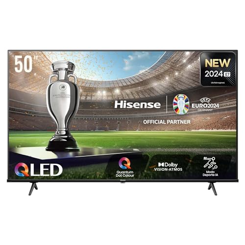 TV HISENSE 50E7NQ (LED - 50'' - 127 cm - 4K Ultra HD - Smart TV) Hisense - Televisores - 50 polegadas, 4k ultra hd, LED QLED, smart tv, Android 11.2