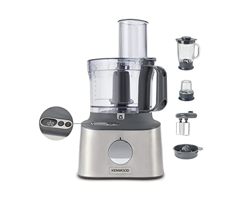 Robô de Cozinha KENWOOD FDM313SS (800 W) Kenwood - Batedeiras e liquidificadores - 800 w, lcd, 12 L