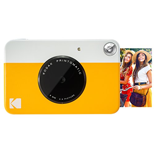 Máquina Fotográfica Instantânea KODAK Printomatic Amarelo Kodak - Câmeras digitais - 10 mp, zero ink, instantânea, amarelo