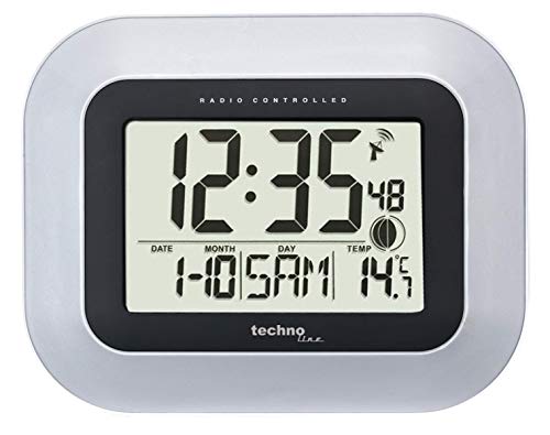 Despertador TECHNOLINE WS 8005 (Rádio - Digital - Alarma Dupla) Technoline - Relógios de parede - rádio, digital, dupla alarma, lcd temperatura