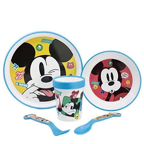 Conjunto de Refeição DISFRAZZES Mickey & Minnie (Rosa - 21.5x4x20 cm) Stor - Jogos de jantar - mickey, minnie, rosa, 21.5x4x20 cm