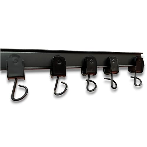 Rolo de Cortina Exterior com Poleas - 50 cm - Preto Teletoldo - Varões para cortinas e draperies - cortina, exterior, poleas, 50 cm