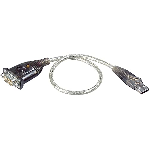 Adaptador ATEN (USB - Serial - Prateado) ATEN - Cabos de rede - usb, rs232, db9, prateado