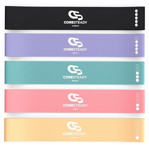Faixa Elástica CORESTRENGTHY Bandas Elásticas (Multicor) Coresteady - Bandas de exercício - faixa elástica, corestrengthy, bandas elásticas, resistência graduada, bolsa de transporte
