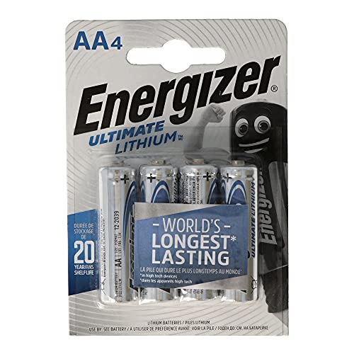 Pilhas Não Recarregáveis ENERGIZER 493/AA (4 unidades) Energizer - Downloads de música digital - ião-lítio, aa, ciclíndrico, preto, azul