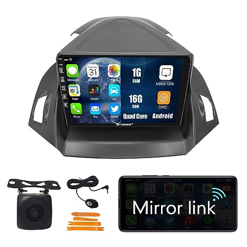 Autorrádio AutoOne Kuga (2013 - 2017) Preto KUNFINE - Sistemas de navegação gps - autoradio, usb, preto, bateria