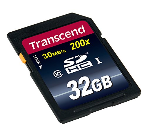 Cartão de Memória TRANSCEND TS32GSDHC10 Transcend - Cartões de memória flash - 32 GB, SDHC, Class 10, 20 MB/s