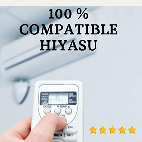 Comando Universal para Ar Condicionado Hiyasu Mando HIYASU compatible - Acessórios para ar condicionado - universal, ar condicionado, hiyasa