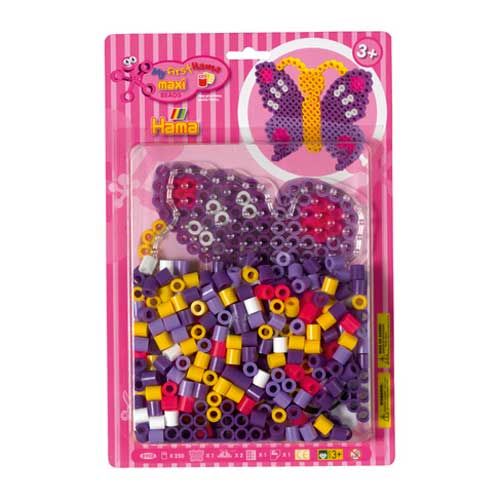 Kit de Artesanato para Crianças HAMA 8908 (6 anos) Hama - Enfeites e acabamentos - 250 Hama Beads, placa pegboard, suportes de pé, papel de engomar