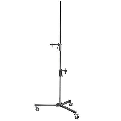 Tripé MANTONA Walimex Pro Wheeled Tripod com 2 Suportes de Fixação Walimex - Suportes de estúdio e montagens - tripé, wheeled, suportes de fixação