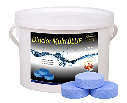 Cloro para Piscinas DIACLOR Multi Blue 3 Kg DIASA - Limpeza de piscinas e produtos químicos - 3 kg, multi blue