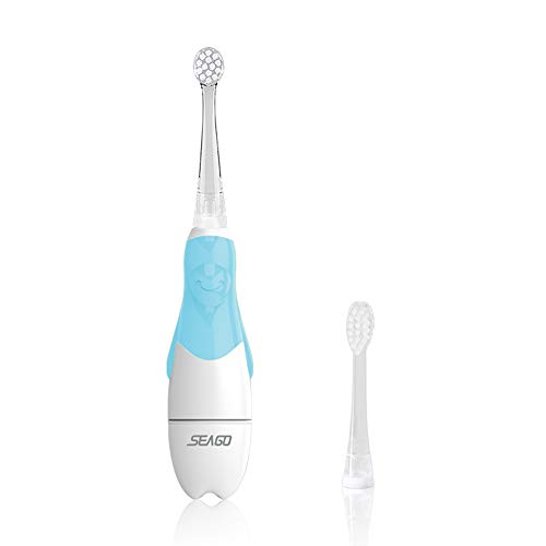 Escova de Dentes Elétrica Infantil Seago Sg513 | Azul seago - Escovas de dentes - elétrica, infantil, azul