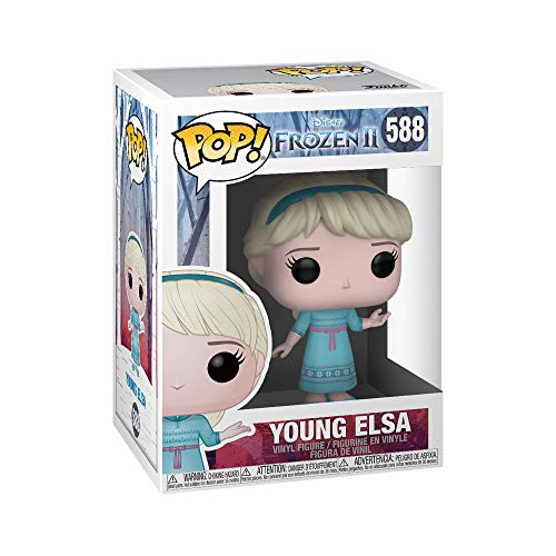 Figura FUNKO POP! Disney: Frozen II - Young Elsa Funko - Bonecos de ação e brinquedo - funko pop, disney, frozen II, jovem elsa, vinil
