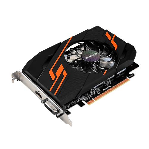 Placa Gráfica GIGABYTE GeForce GT 1030 (NVIDIA - 2 GB DDR3) Gigabyte - Placas e adaptadores de vídeo - nvidia pascal, 2 gb ddr3, 80mm ventilador, desempenho elevado