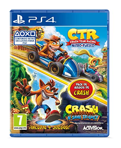 Jogo PS4 Crash Team Racing Nitro Fueled + Crash N. Sane Trilogy Bundle (En) ACTIVISION - Software de jogos de vídeo - ps4, racing, bundle