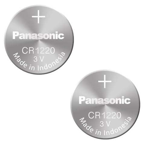 Pilha Recarregável PANASONIC CR1220-2ER (Lítio - 3V - 100mAh) Panasonic - Baterias - litio, 3V, 100mah, CR1220