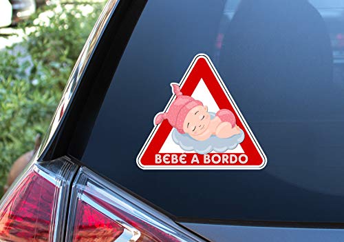 Autocolante BEBE A BORDO Baby On Board Cloud CrisPhy - Decoração de veículos - autocolante, bebé a bordo, cloud